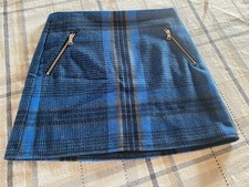Old Navy Blue Plaid Skirt Size 2