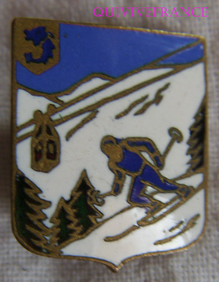 insigne ancien ski dauphiné ( ski
