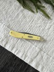 1999 Case XX USA 31048 CV Single Blade Smooth Synthetic Yellow Handle Knife