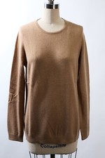 Long-sleeve crewneck pullover cashmere sweater NEW
