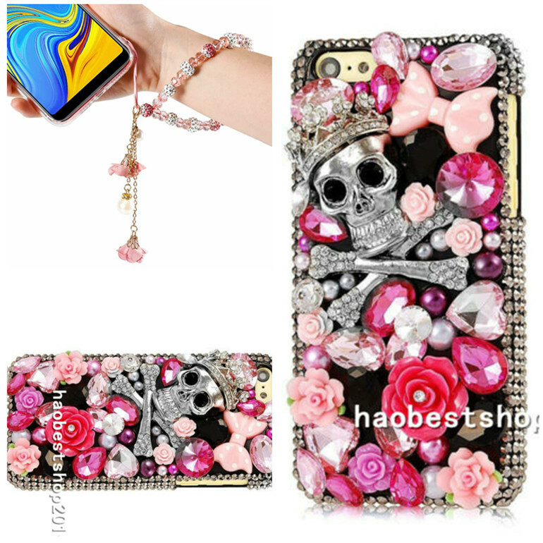 Custodia per telefono con lustrini, bling cristallo e ... - Shein