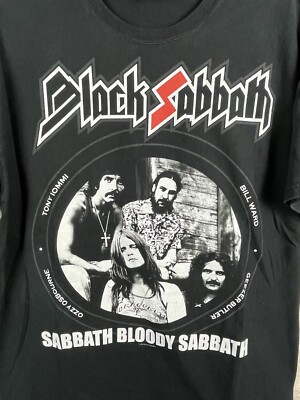 Vintage 2007 Black Sabbath Bloody Sabbath Black Large T-Shirt Ozzy
