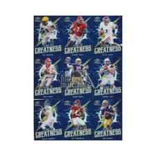 2020 Leaf Flash of Greatness 18-Card Football Blue Set (#/35)