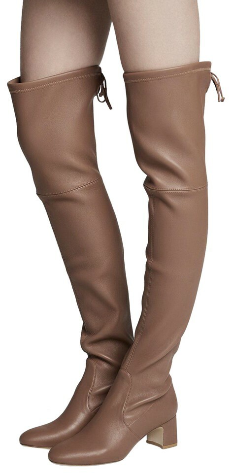 Sz. 8 Stuart Weitzman Boots OTK Zuzanna Over Knee Stretch Taupe