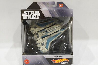 Star Wars Hot Wheels Starship Select GAUNTLET HTJ78 Diecast Mandalorian NEW   e2