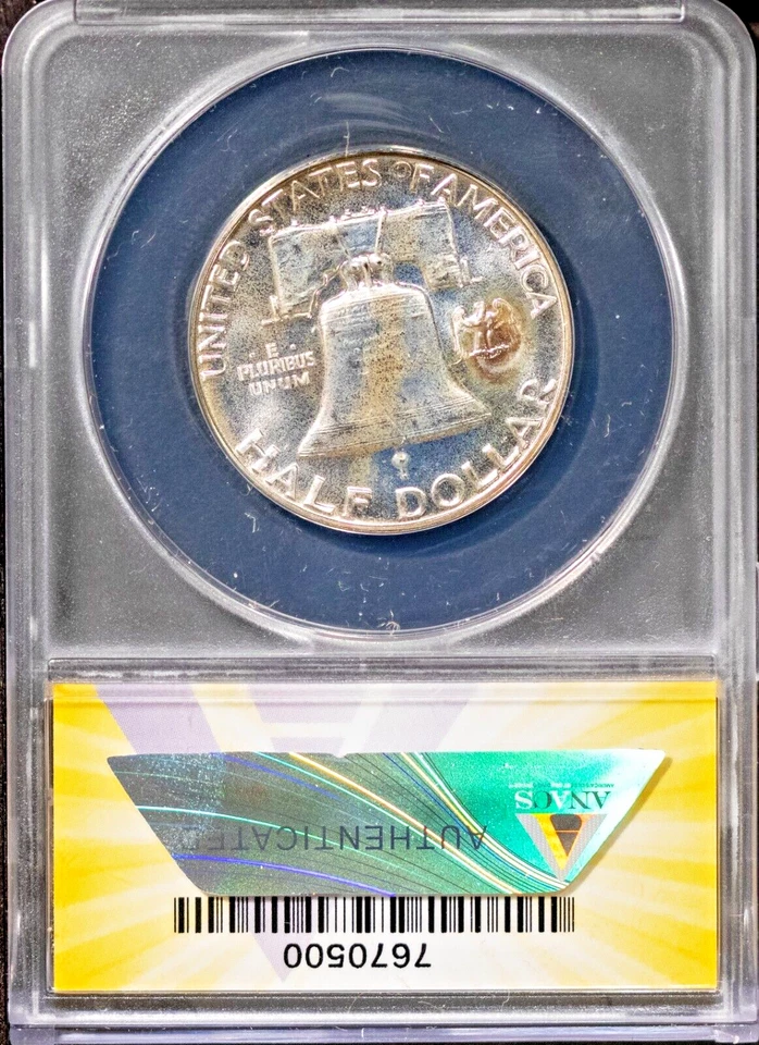 1954 5 Coin Silver Proof Set All Graded PF 66 by ANACS # 7670500 + Bonus - Image 2 of 4