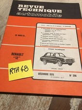 Revue technique Renault R12