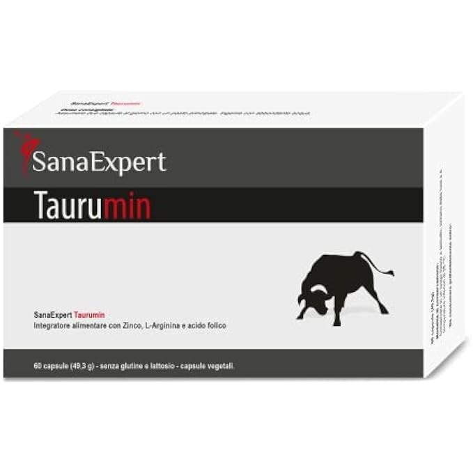 SanaExpert Taurumin - Integratore con L-Arginina per Circolazione Sanguigna e Be
