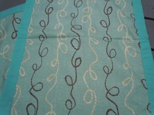 Blue Single Bed Runner Home Hotel FR Double Sided