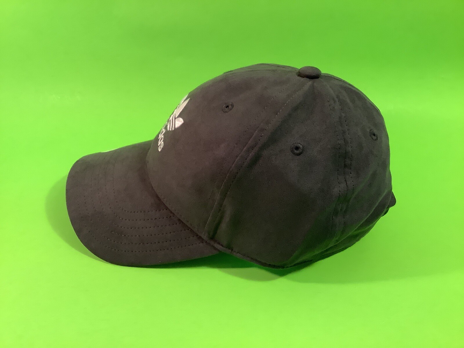 ADIDAS OSFW Women’s Snapback Hat ONE SIZE Dark Gray w/White NEW thumbnail 4