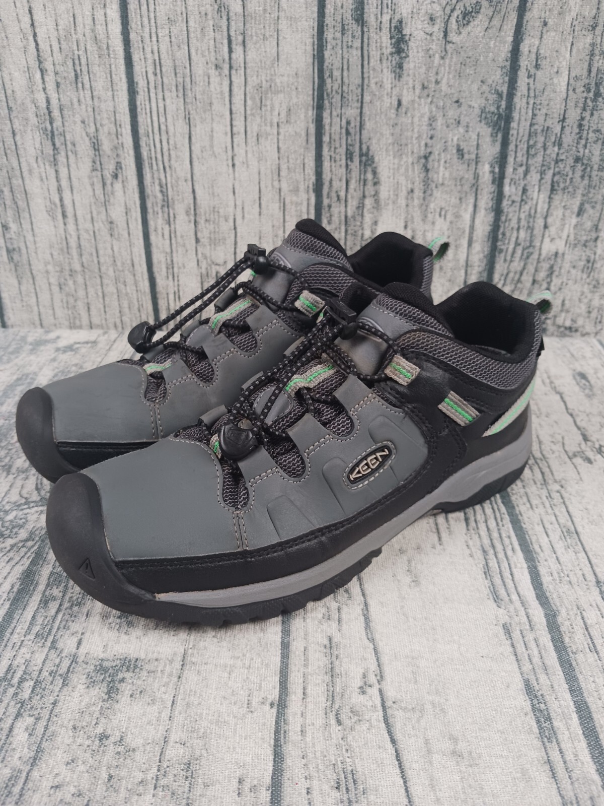 Keen Targhee scarpe da trekking basse impermeabili elastiche giovanili taglia (6) grigio (1024011)