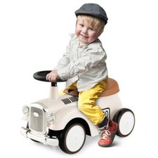 Kids Sit to Stand Vehicle w/ Working Steering Wheel Ergonomic Under Seat Storage