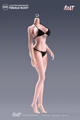 ANT N306 1/12 Female Big Breast Seamless Body Doll Model 6'' Action Figure Toys