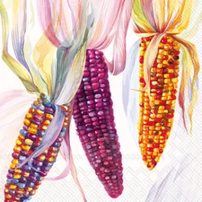 Boston International - Colorful Corn Luncheon Napkins - L1052800