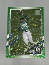 Tony Kemp 2021 Topps Series 1 ⚾️ Green Parallel /499 #305 Oakland Athletics