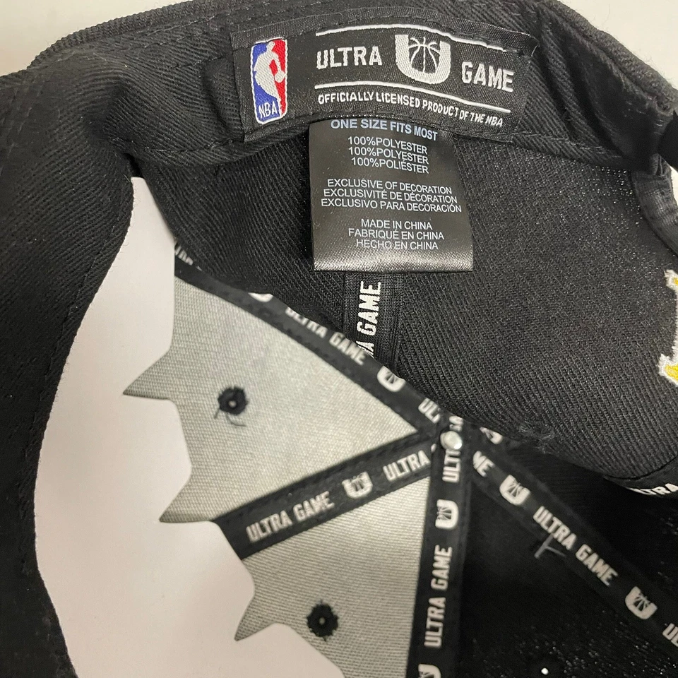 NUEVO Gorra de béisbol Los Angeles Lakers NBA negra con logotipo púrpura SnapBack OSFM Foto 4 de 4