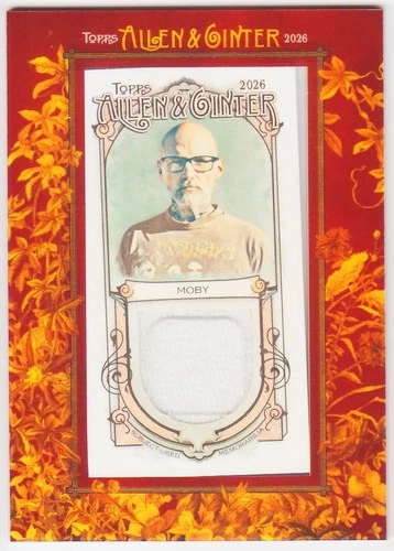 2026 Topps Allen & Ginter Moby framed mini relic patch with gold border, subject used in WWII, SSP RARE.