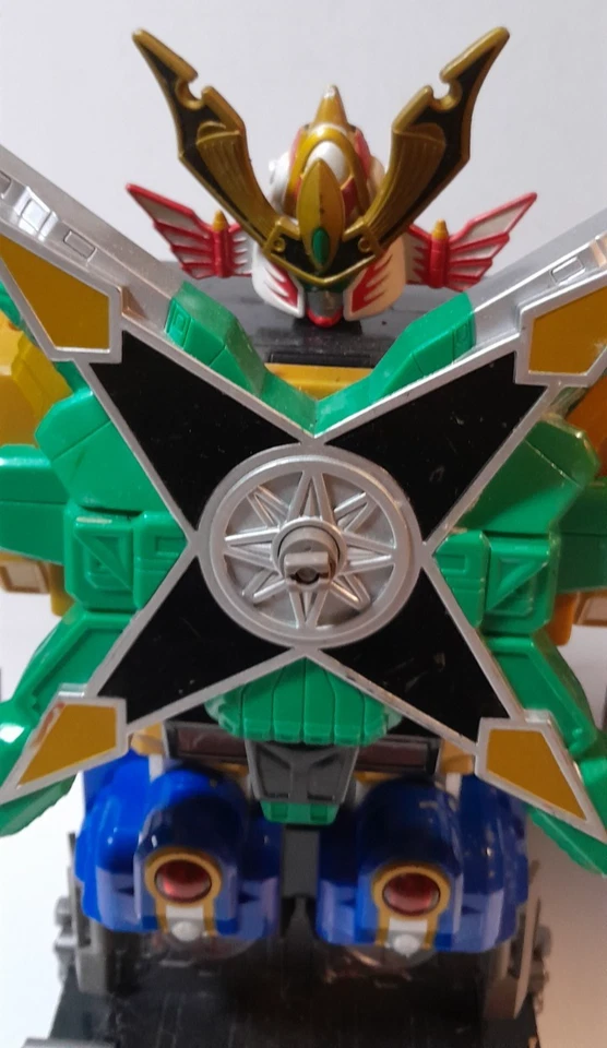 Bandai Power Ranger Ninja Storm Hurricane Command Megazord 2003 Foto 2 de 4