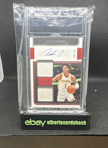 2021-22 Panini One and One - Rookie Dual Jersey Autographs Jalen Johnson #RD-JJN