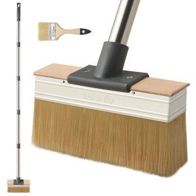Deck Stain Brush Applicator with Long Handle(59IN), 7IN Wide Deck Paint Brush...