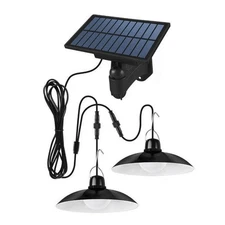 Solar Pendant Light Outdoor  LED Lamp -Head Chandelier Decorations for5690