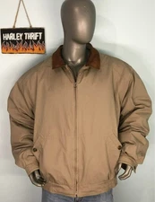 VTG TOWNE by LONDON FOG Jacket 2XT Men, With Removable Lining, Leather Collar