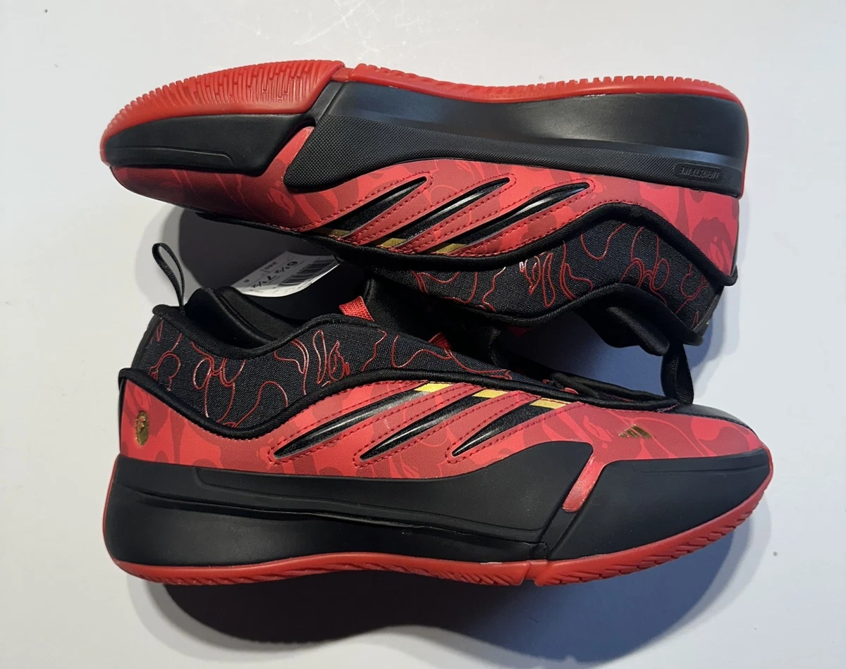Preços baixos em adidas BAPE x Dame 9 Black Scarlet | eBay