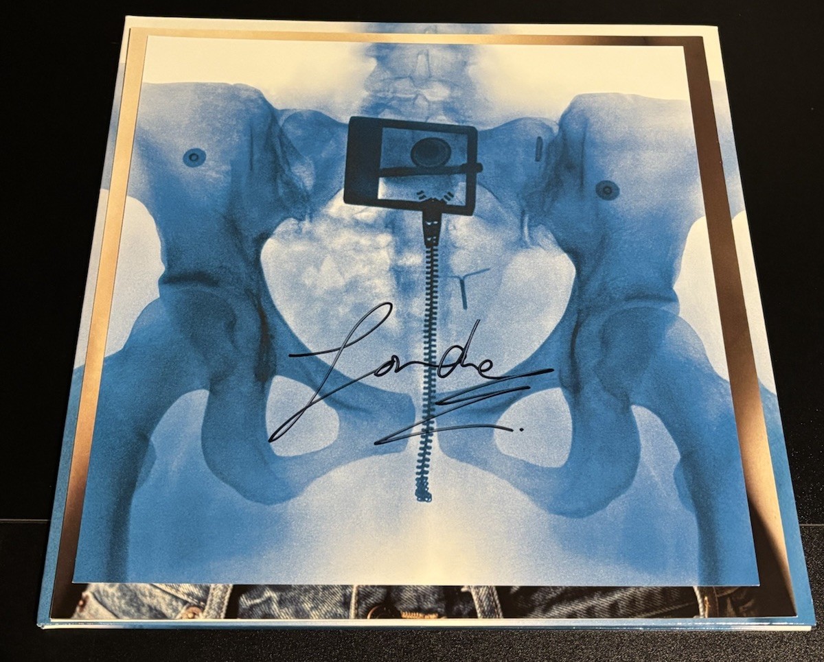 新品 サイン入り Lorde / Virgin ピクチャーディスク LP New & Sealed Lorde VIRGIN GATEFOLD X-Ray Picture Disc Signed