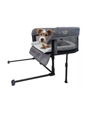Englacha Close2me Bedside Pet Bed for Cats and Dogs, Elevated Dog Bassinet wi...