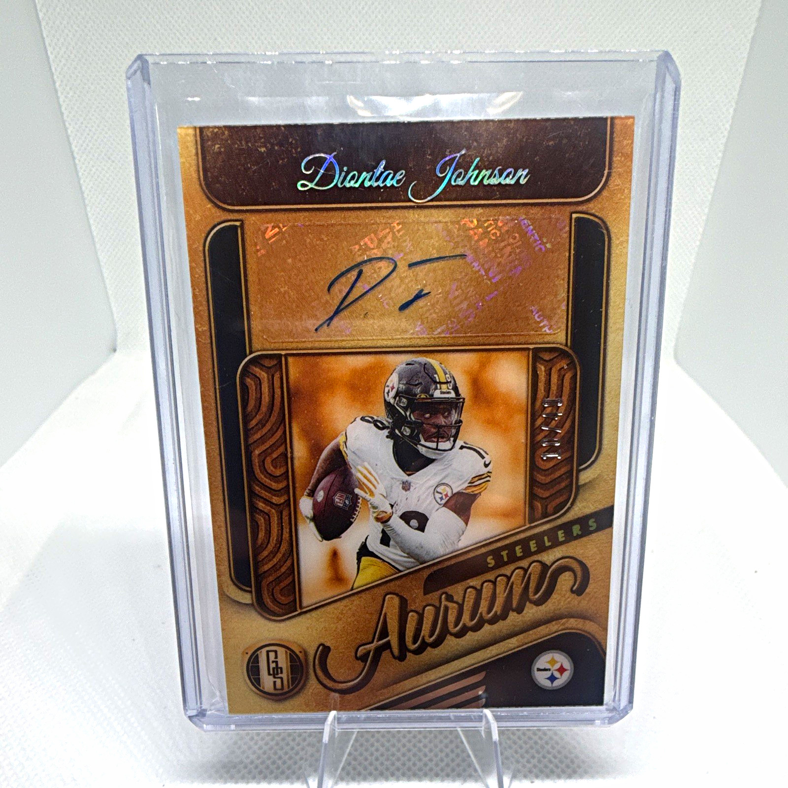 Panini 2022 Gold Standard Diontae Johnson Steelers Aurum Autographs Auto ARM-DJO