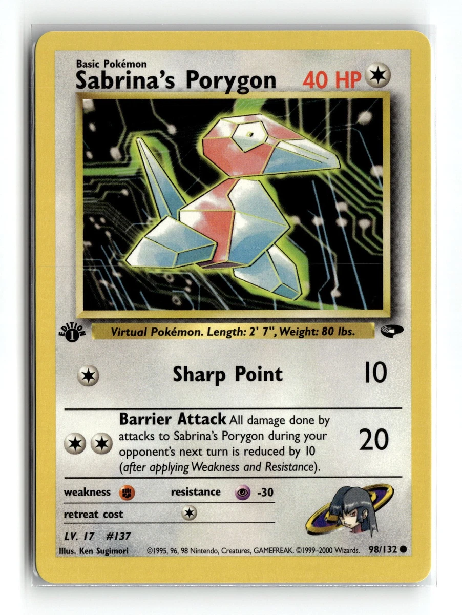 Porygon In Pokémon Individual Trading Cards for sale | eBay