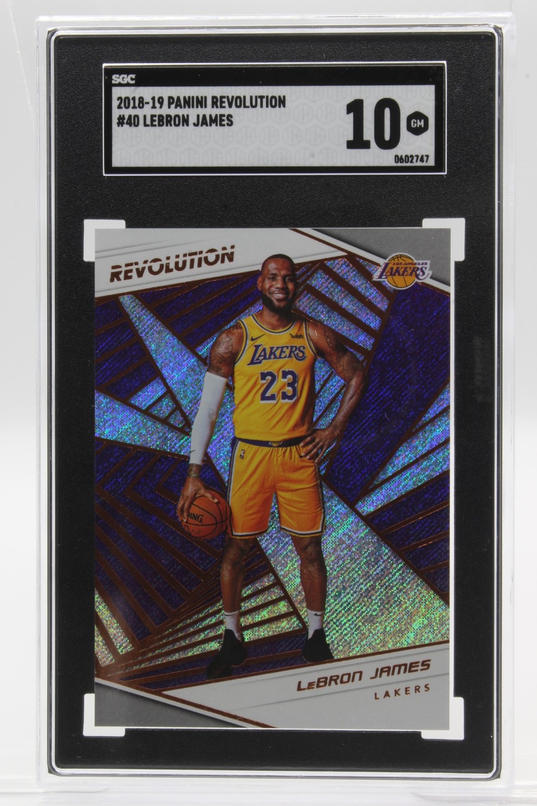 Panini - Revolution 2018 LeBron James 40 SGC GM 10