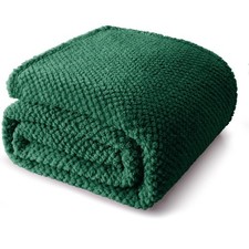 Blanket Soft Cozy Fleece Jacquard Warm Bed Throw for All Season King Queen Twin