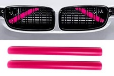 F�r BMW F20 F22 F30 F31 F34 F32 F33 F36 G30 G31 2x K�hlergrill Streben Pink Rosa