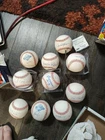 Tony Gywnn baseball autographed - Treat COA - Plus 9 more auto balls in set.