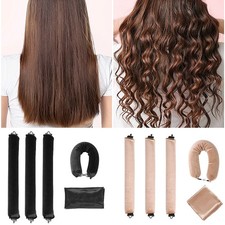 5pcs Overnight Heatless Hair Curler Blowout Rods Heatless Curls Flexi Rods