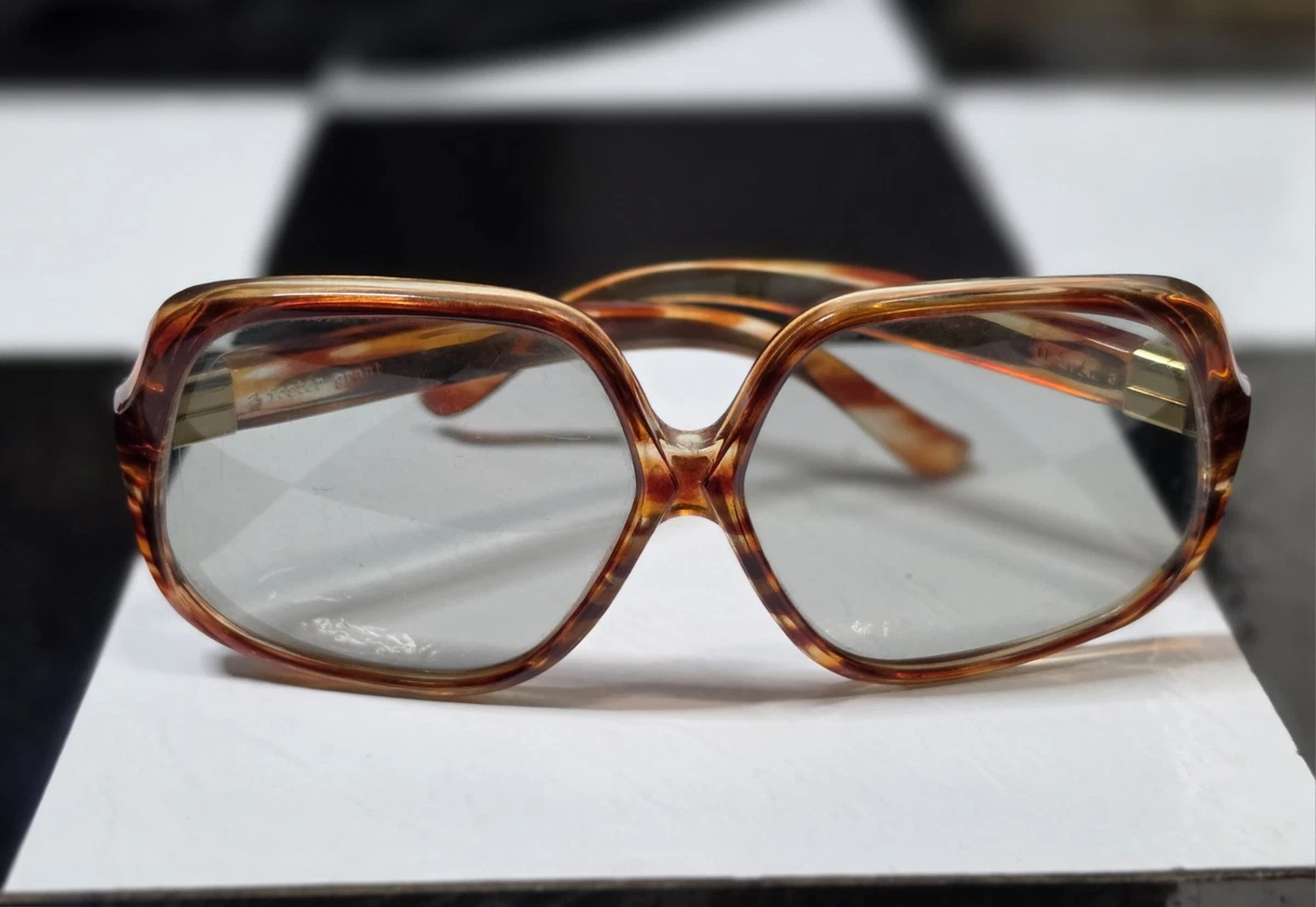 Vintage Foster Grant Sunglasses Oversized Frames Brown Lens Brown Gold Foster Grant Brown Vintage Sunglasses for sale | eBay main image 3