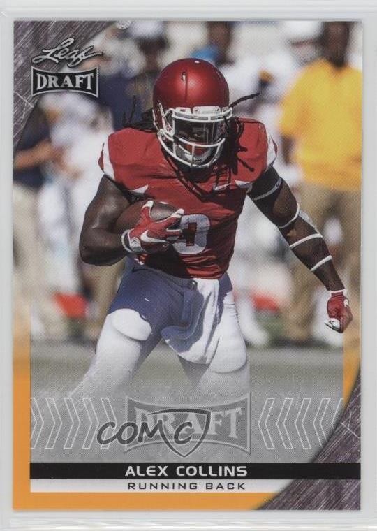 2016 Leaf Draft Gold Alex Collins #04 Rookie RC 1s8