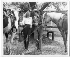 o10546 1947 orig photo Mary Dugan & Jack Leonard film Swing the Western Way orp-