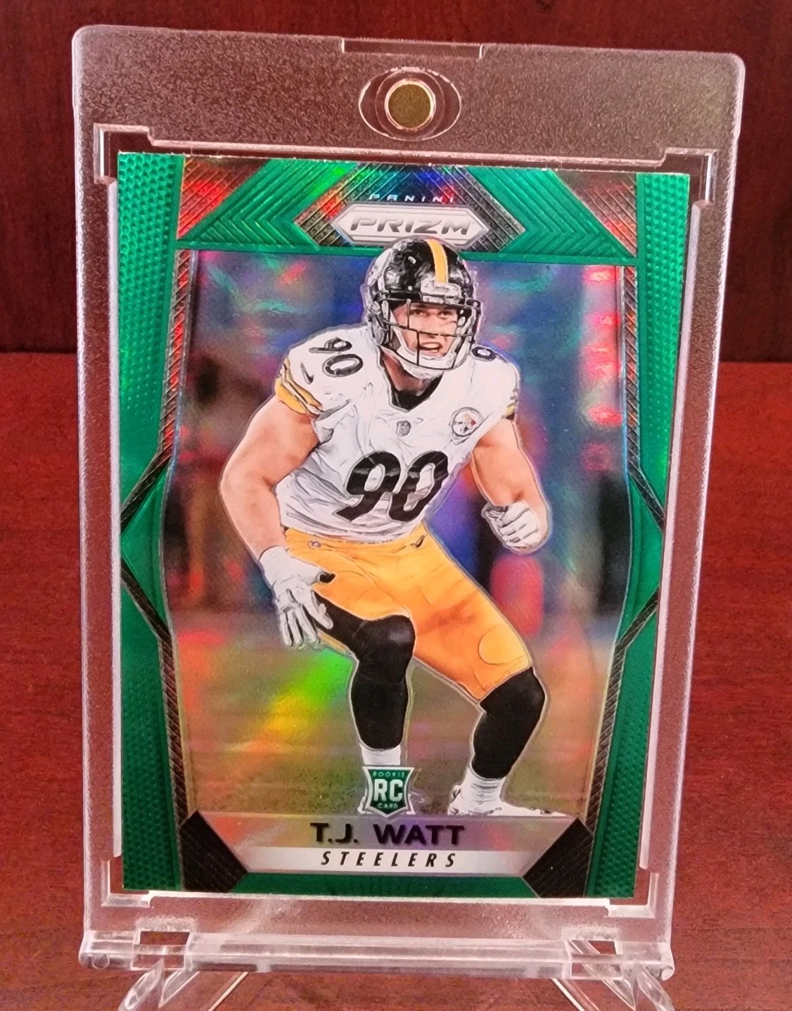 Tj Watt Green Prizm Rookie RC 2017