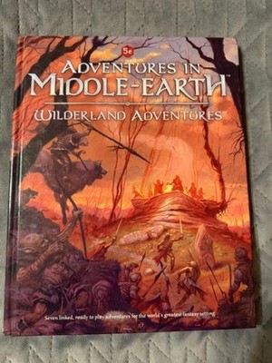 Adventures in Middle Earth Wilderland Ad by Cubicle 7 (2017, Hardcover)