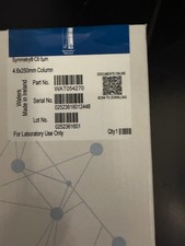 Symmetry C18 Column, 100Å, 5 µm, 4.6 mm X 250 mm, 1/pk, WAT054275