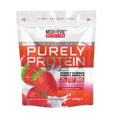 Purely Protein Whey Protein Powder 1.8kg Muscle Growth 60 Servings Strawberry 18.33 per kilo