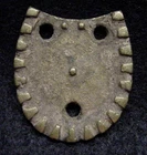 # 70- BOOT HEEL PLATE ,SOLID BRASS BATTLE NATURAL BRIDGE FL.