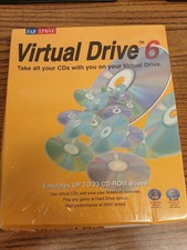 Virtual Drive 6.0 Personal CD-ROM Drive Emulator Software FarStone NEW SEALED 