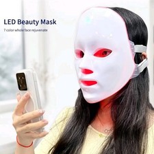 7 Color Facial Mask Device Portable for Home Beauty Care USB Rechargeable