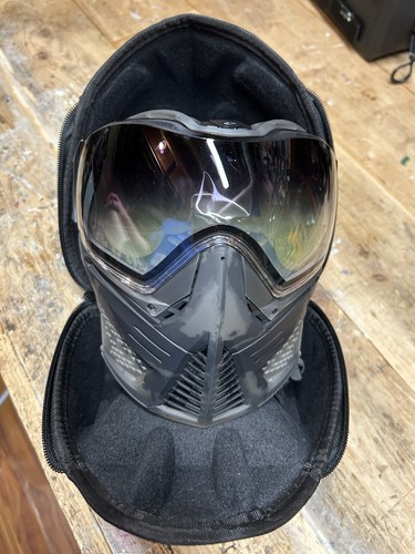 NEW PUSH Unite Paintball Goggle Mask Infamous Smoke Skull Thermal Gradient Lens