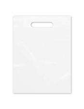Clear Plastic Bag With Handles 9" x 12" Clear Frosted Die Cut Plastic Bags With