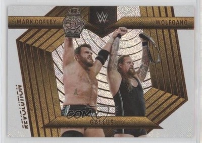 2023 Panini Revolution WWE Tag Teams Wolfgang Mark Coffey #145 Patch Tag 6q5