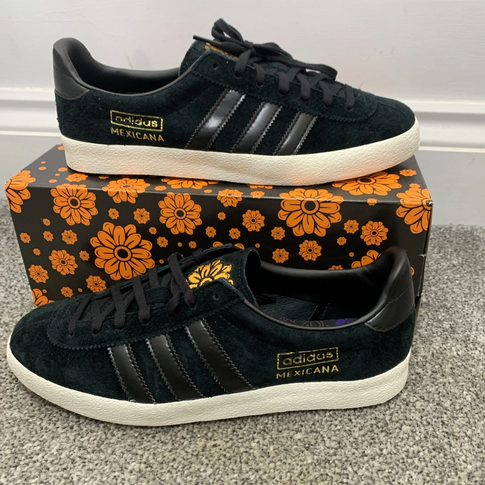 Adidas Originals Mexicana (Day Of The Dead) UK Taglia 7 Scarpe da Ginnastica Uomo Nuove